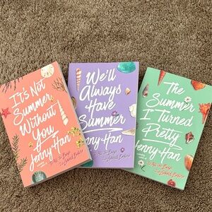 Jenny Han Paperback Trio - Coral, Lavender, Mint